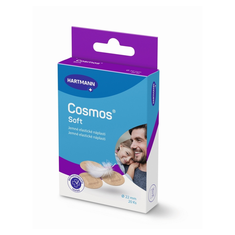 COSMOS Jemná kulatá náplast  22 mm 20 kusů