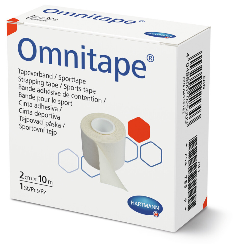 Páska fixační pro taping Omnitape 2cmx10m/1ks