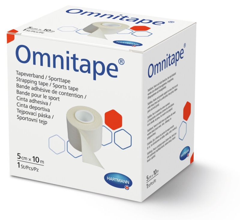 Páska fixační pro taping Omnitape 5cmx10m/1ks