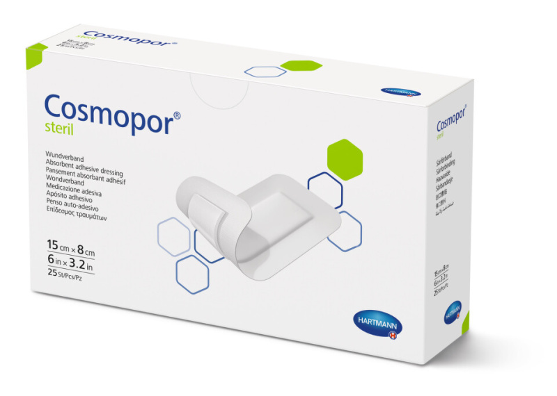 COSMOPOR Rychloobvaz sterilní 15 x 8 cm 25 kusů