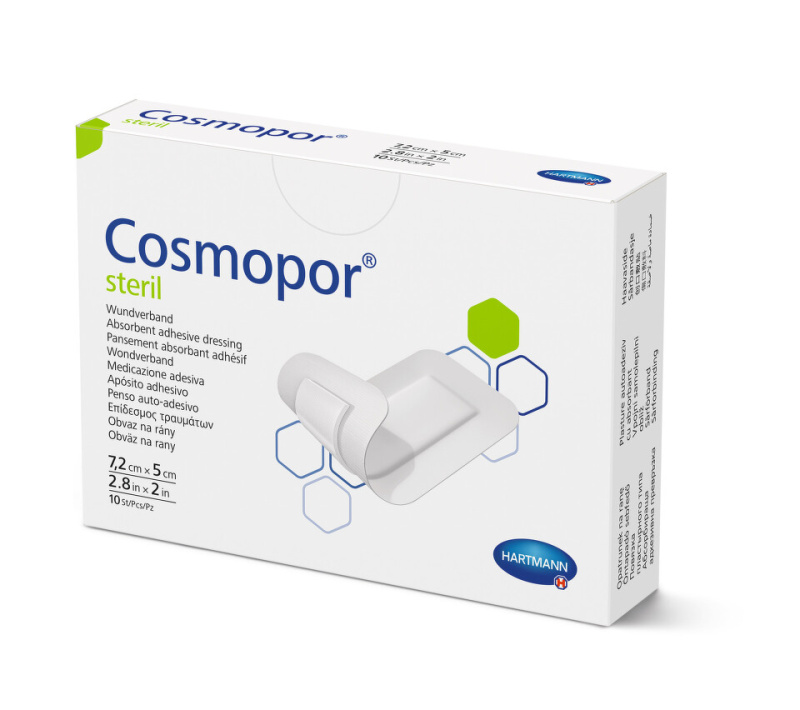 COSMOPOR Rychloobvaz sterilní 7,2 x 5cm 10 kusů
