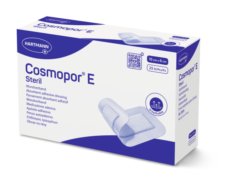 COSMOPOR Rychloobvaz E sterilní 10 x 6 cm 25 kusů