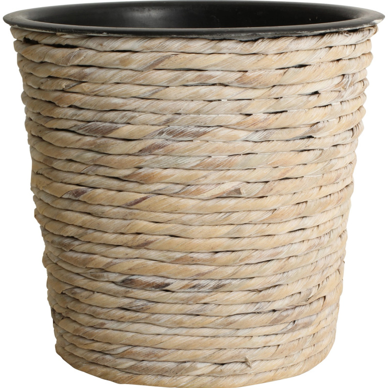 Květináč z vodního hyacintu, pr. 21 x 19 cm