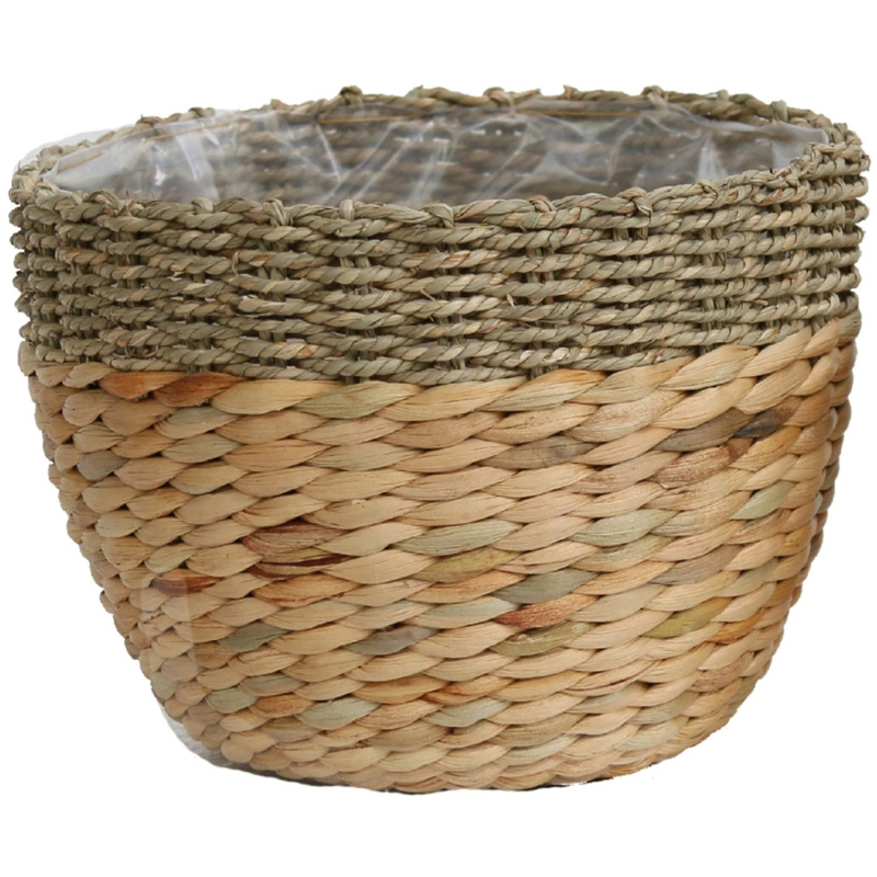 Košík kulatý, přírodní, pr. 26 x 19 cm