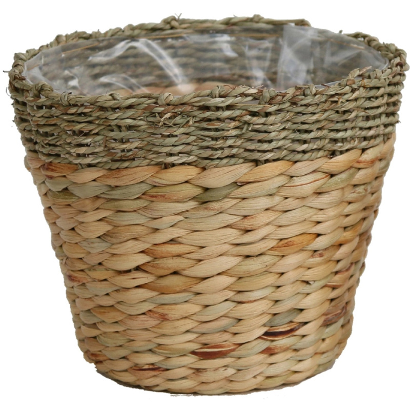 Košík kulatý, přírodní, pr. 18 x 16 cm