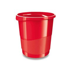 Esselte Vivida - odpadkový koš - 14 l, červený
