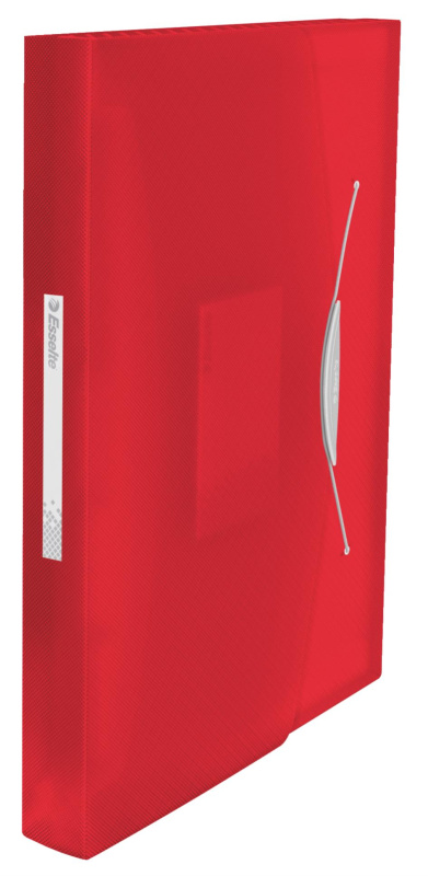 Aktovka s přihrádkami Esselte VIVIDA - A4, 6 přihrádek, červená