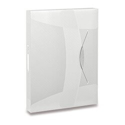 Box na spisy s gumičkou Esselte VIVIDA - A4, bílý