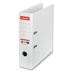 Pákový pořadač Esselte CO2  neutrální - A4, šíře hřbetu 7,5 cm, bílý