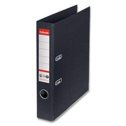 Pákový pořadač Esselte CO2 neutrální - A4, šíře hřbetu 5 cm, černý