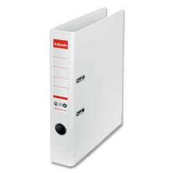 Pákový pořadač Esselte CO2 neutrální - A4, šíře hřbetu 5 cm, bílý
