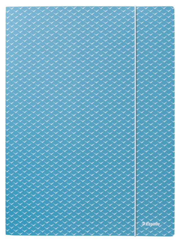 Desky s chlopněmi a gumičkou Esselte Colour'Breeze - A4, kartonové, modré, 1 ks