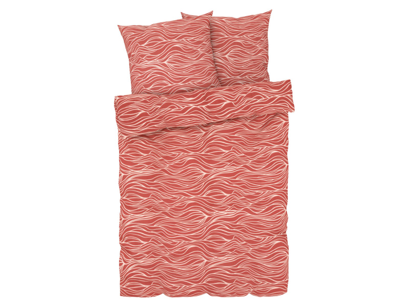 Barbara Becker Ložní povlečení Renforcé, 200 x 220 cm (vzorovaná/červená)