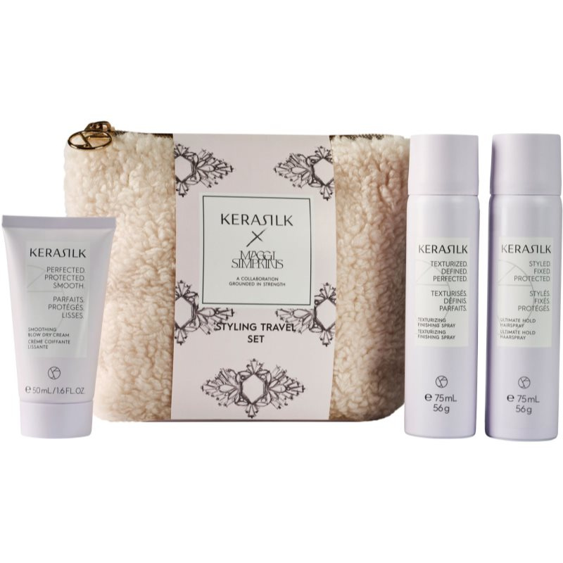 KERASILK Styling Travel Set cestovní sada pro dokonalý vzhled vlasů pro ženy