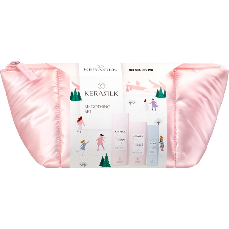 KERASILK Essentials Smoothing Set dárková sada pro nepoddajné a krepatějící se vlasy