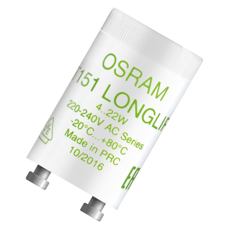 OSRAM Startér pro sériové zapojení 151 Longlife, 22 W, 230 V, 2 ks