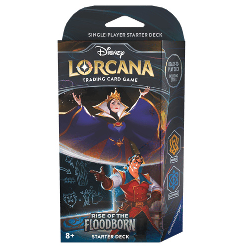 Disney Lorcana: Rise of the Floodborn - Amber & Sapphire Starter Deck - hra z kategorie Karty