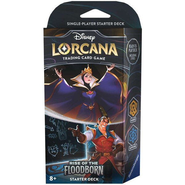 Disney Lorcana: Rise of the Floodborn - Amber & Sapphire Starter Deck - hra z kategorie Karty