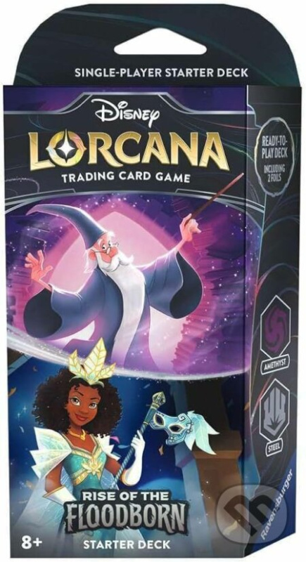 Disney Lorcana Rise of the Floodborn Starter Deck Merlin & Tiana