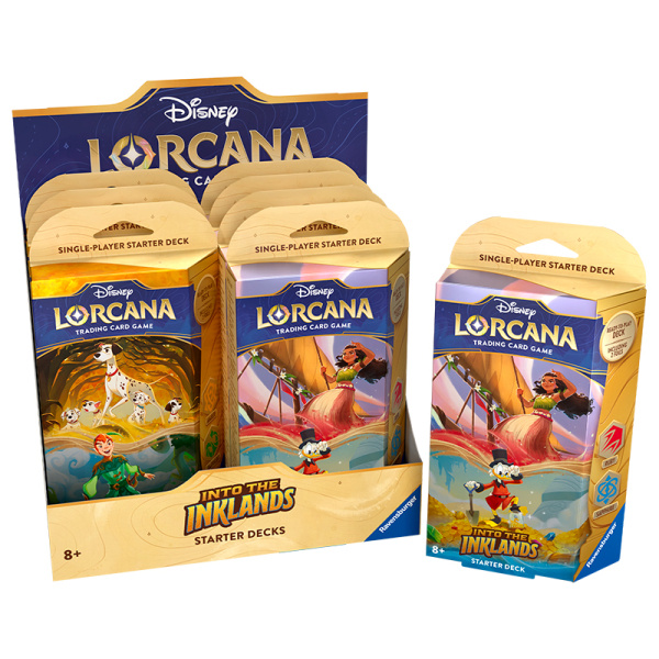 Ravensburger Disney Lorcana: Into the Inklands - Startovací balíček Jantar & Smaragd