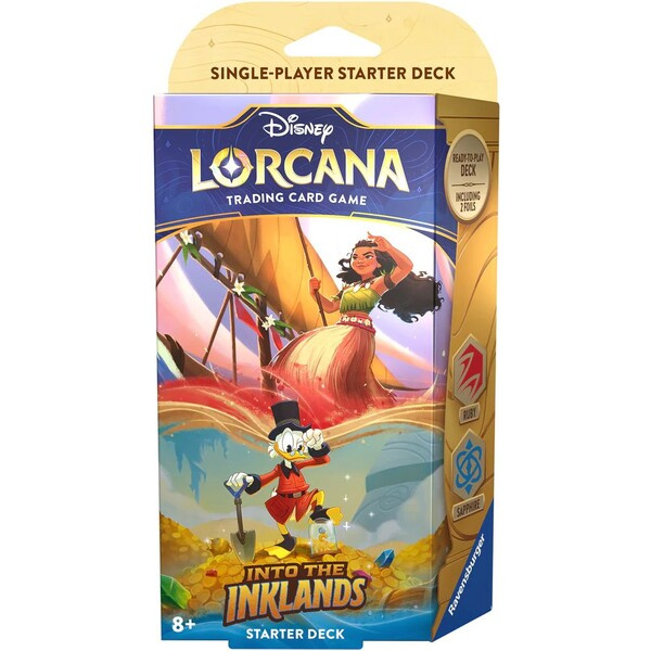 Ravensburger Disney Lorcana: Into the Inklands - Startovací balíček Rubín & Safír