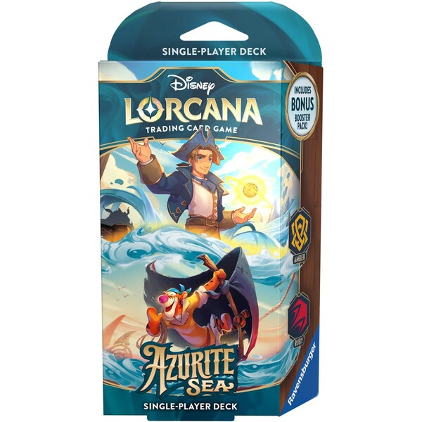 Ravensburger Disney Lorcana: Azurite Sea - Starter Deck Amber & Ruby