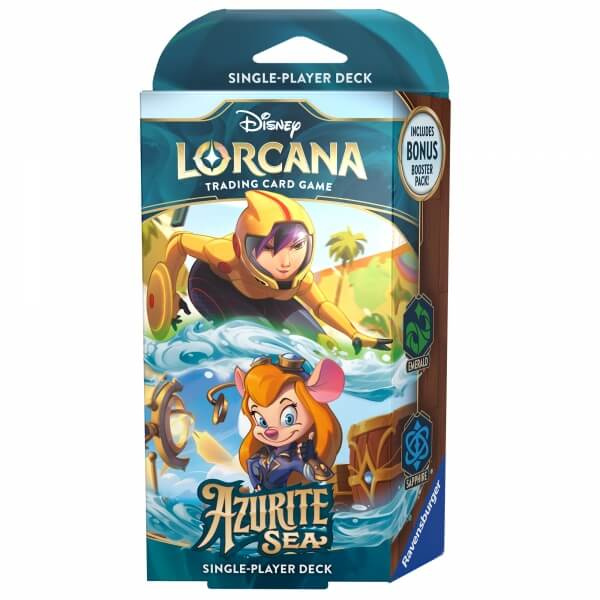 Ravensburger Disney Lorcana: Azurite Sea - Starter Deck Emerald & Sapphire