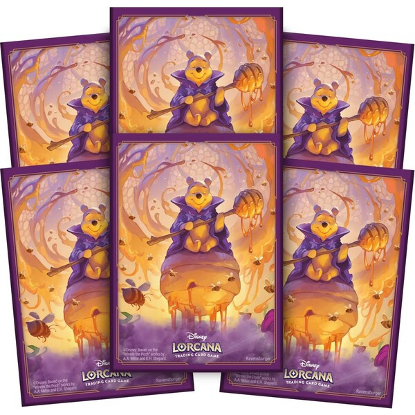 Ravensburger Disney Lorcana: Azurite Sea - Obaly na karty Winnie the Pooh - Hunny Wizard