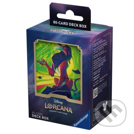 Ravensburger Disney Lorcana: Azurite Sea - Deck Box Scar - Vengeful Lion from The Lion King