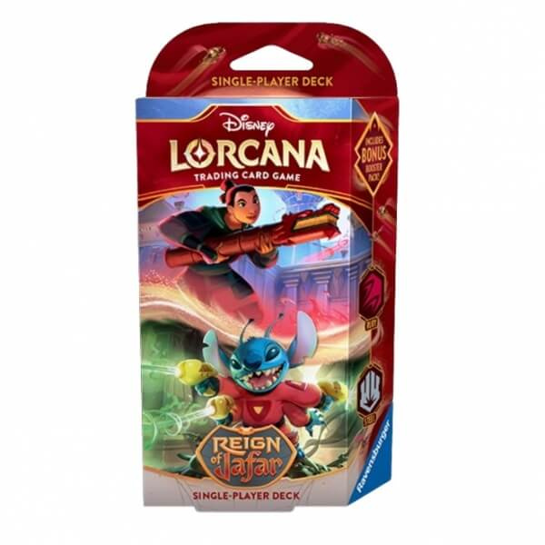 Disney Lorcana: Reign of Jafar - Starter Deck Ruby & Steel (Mulan & Stitch)