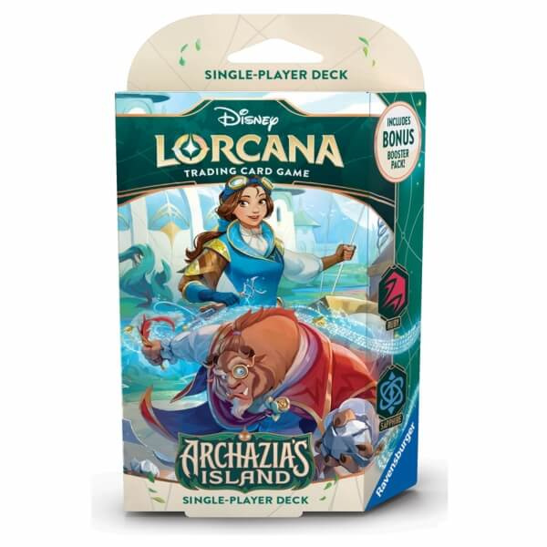 Disney Lorcana TCG Archazia's Island Starter Deck Ruby & Sapphire