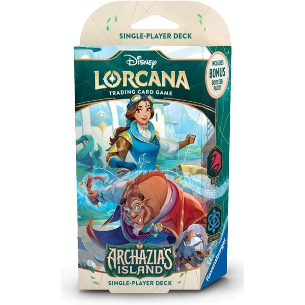 Disney Lorcana TCG Archazia's Island Starter Deck Ruby & Sapphire