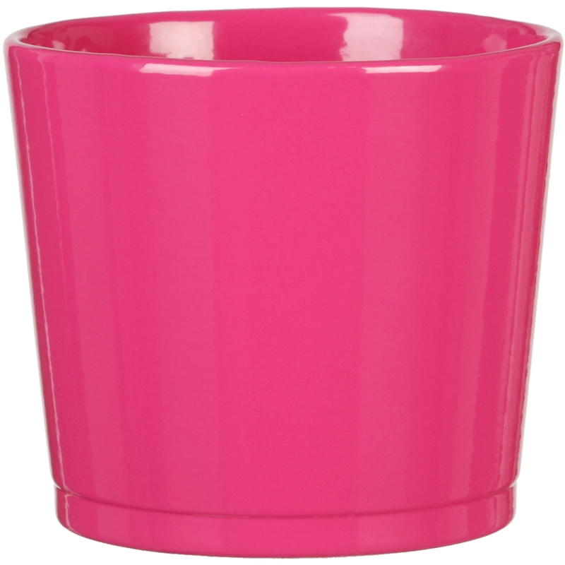 Scheurich Obal na květináč 883 Glossy Pink, pr. 12 cm