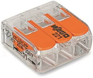Svorka flexi 3x4, WAGO 221-413