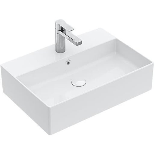 Villeroy & Boch Memento 2.0 umyvadlo na desku 60x42 cm alpská bílá otvor pro baterii uprostřed 4A0760R1