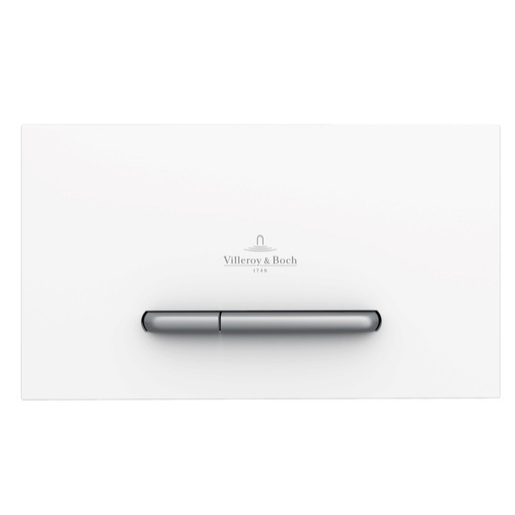 Villeroy & Boch ViConnect toaletní ovládací tlačítko, Dual flush, Bílá; 92218068