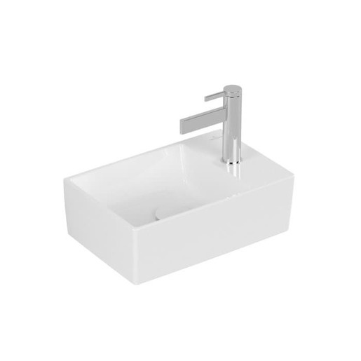 Villeroy & Boch Memento 2.0 umyvadlo , 400 x 260 x 111 mm, bílé alpin ceramicplus, bez přepadu, neleštěné 432340R1
