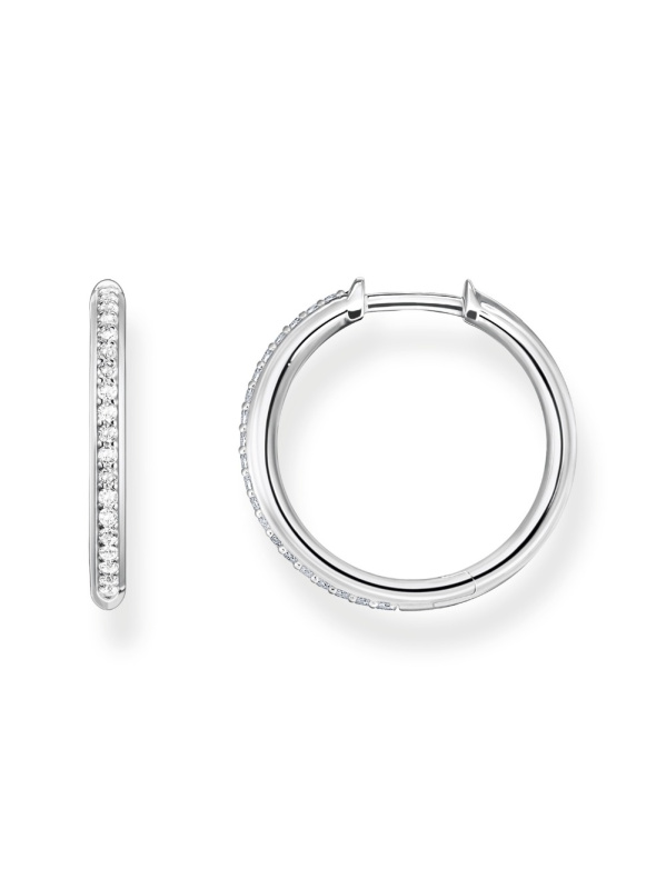 Thomas Sabo CR673-051-14 Silver náušnice Pavé Silver 20,0 mm