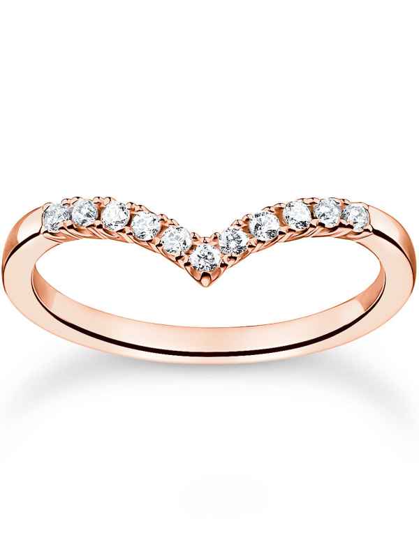 Thomas Sabo TR2394-416-14-52 prstýnek - V Shape