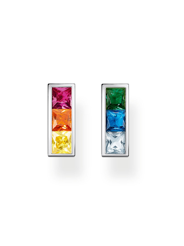 Thomas Sabo H2250-477-7 Earrings - Rainbow Stone