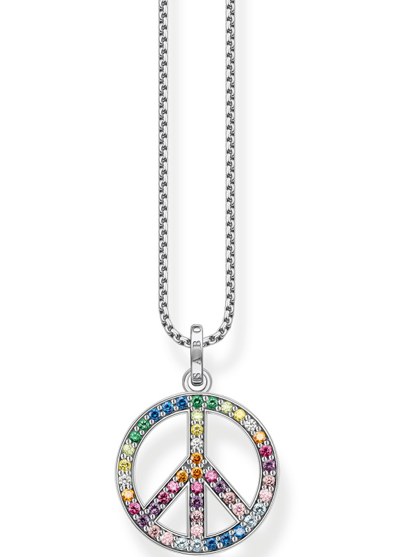 Thomas Sabo KE2170-318-7 Ladies Necklace - Peace Rainbow