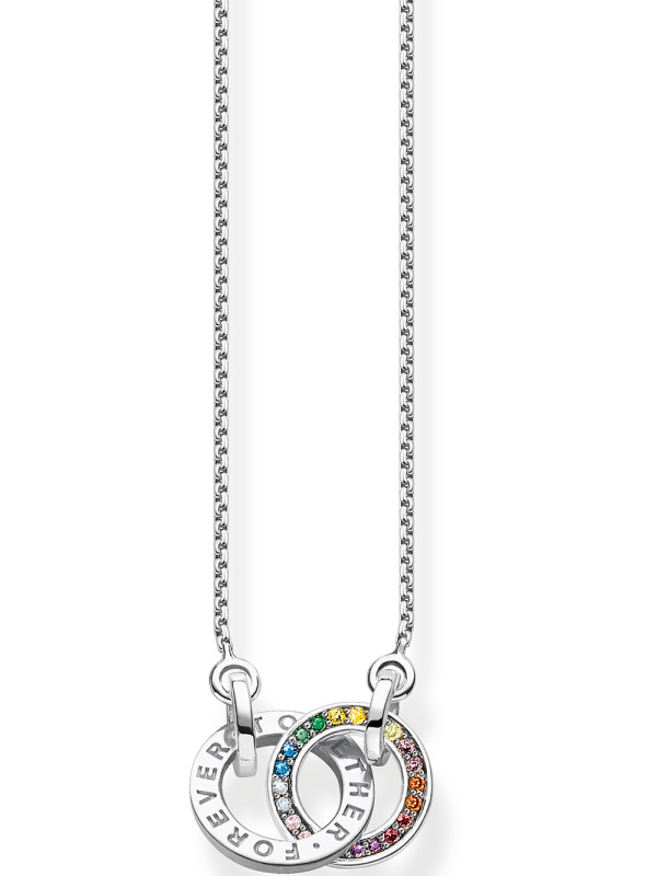 Thomas Sabo KE1488-318-7 Ladies Necklace - Together Rainbow