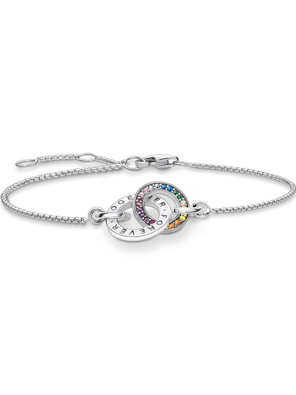 Thomas Sabo A1551-318-7 Together Rainbow Ladies náramek