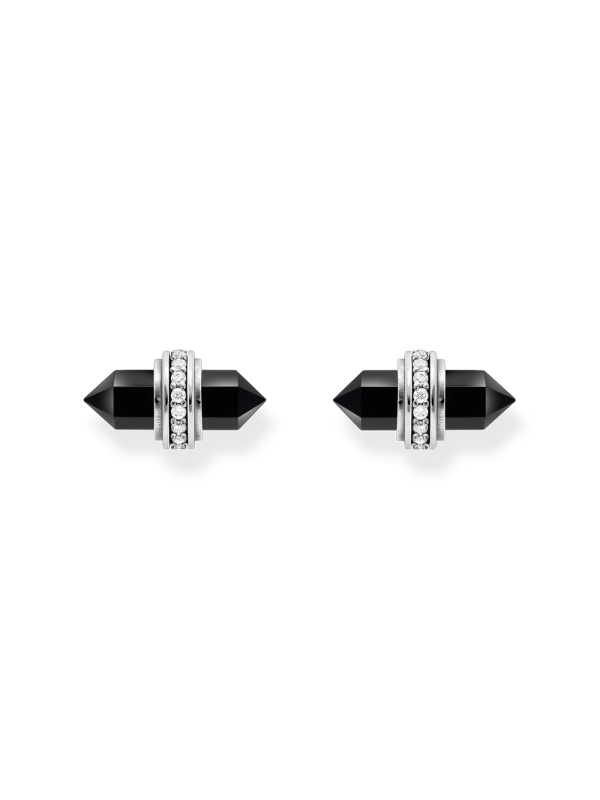 Thomas Sabo H2281-641-11 Silver stud earrings with black onyx