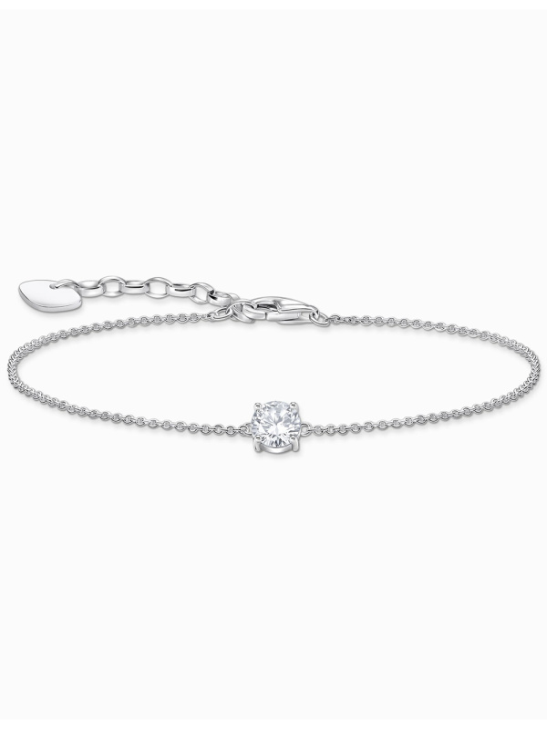 Thomas Sabo A2156-051-14-L19V Silver náramek s bílým zirkonem