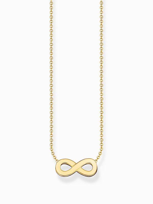 Thomas Sabo KE2221-413-39-L45V Gold-plated chain with infinity pendant