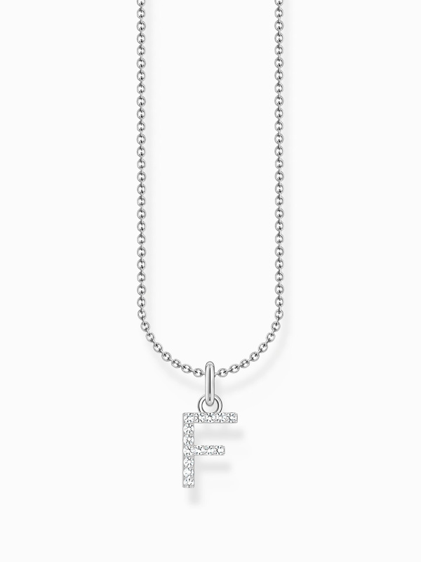 Thomas Sabo KE2245-051-14-L45V Silver necklace letter F