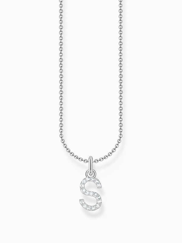 Thomas Sabo KE2258-051-14-45V Silver necklace letter S