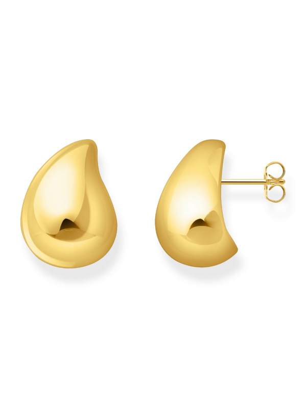 Thomas Sabo H2299-413-39 Bold - Gold-plated Drop Ear Studs 22,0 mm