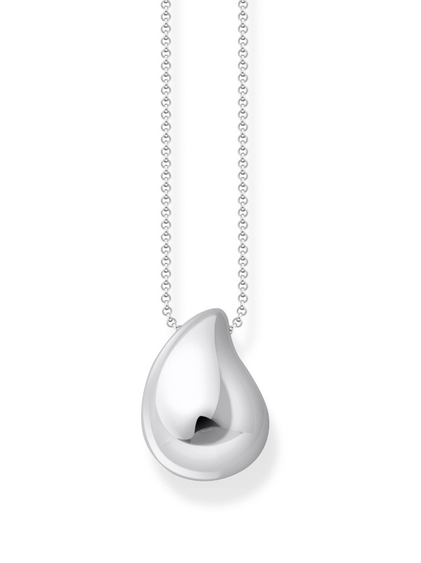 Thomas Sabo KE2281-001-21-L50V Bold - Silver Necklace with Pendant drop-shaped 40-45 cm